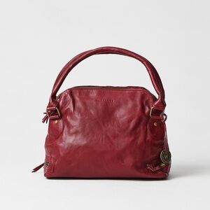 Wanderers Travel Co. Manhattan Handbag - Burgundy